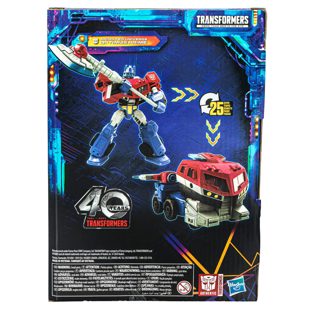 Transformers Legacy United Voyager Class Animated Universe Optimus Prime figurină 17,5cm poza produsului