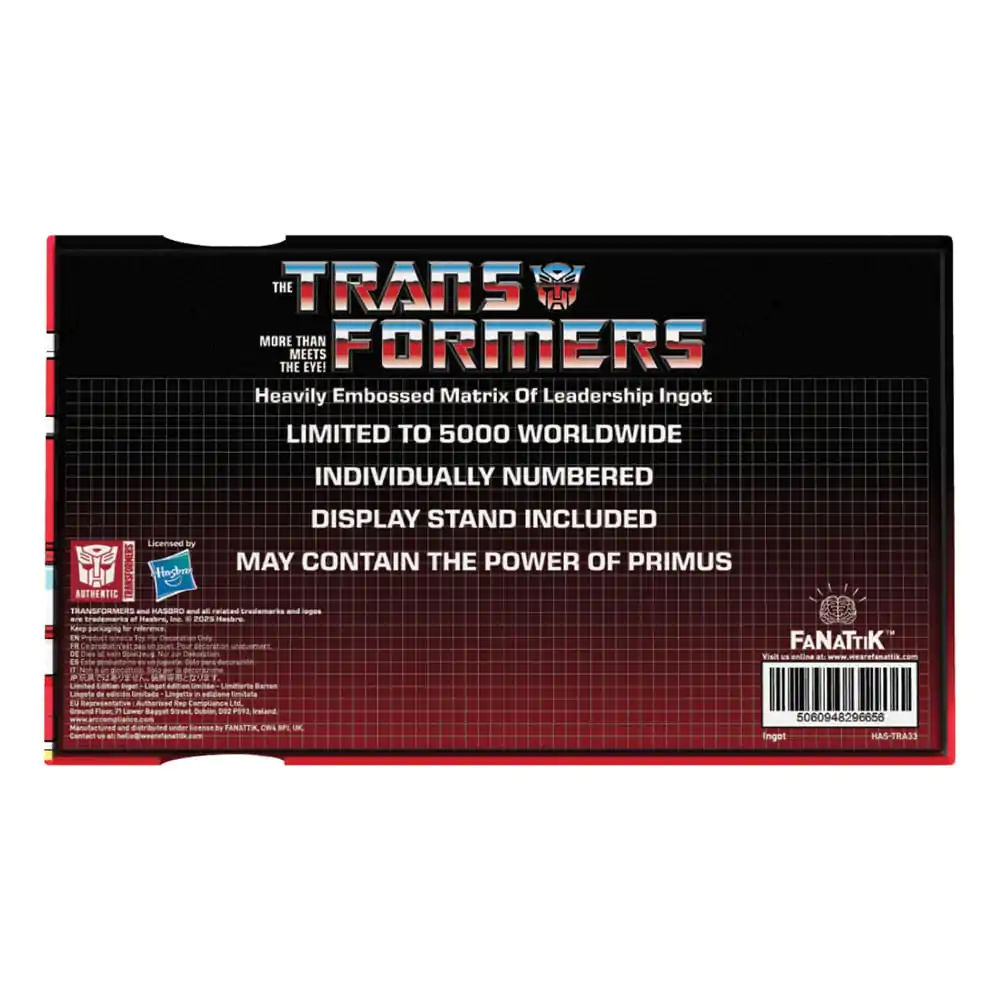 Transformers Replica Matrix of Leadership Metal Limited Edition 14 cm poza produsului