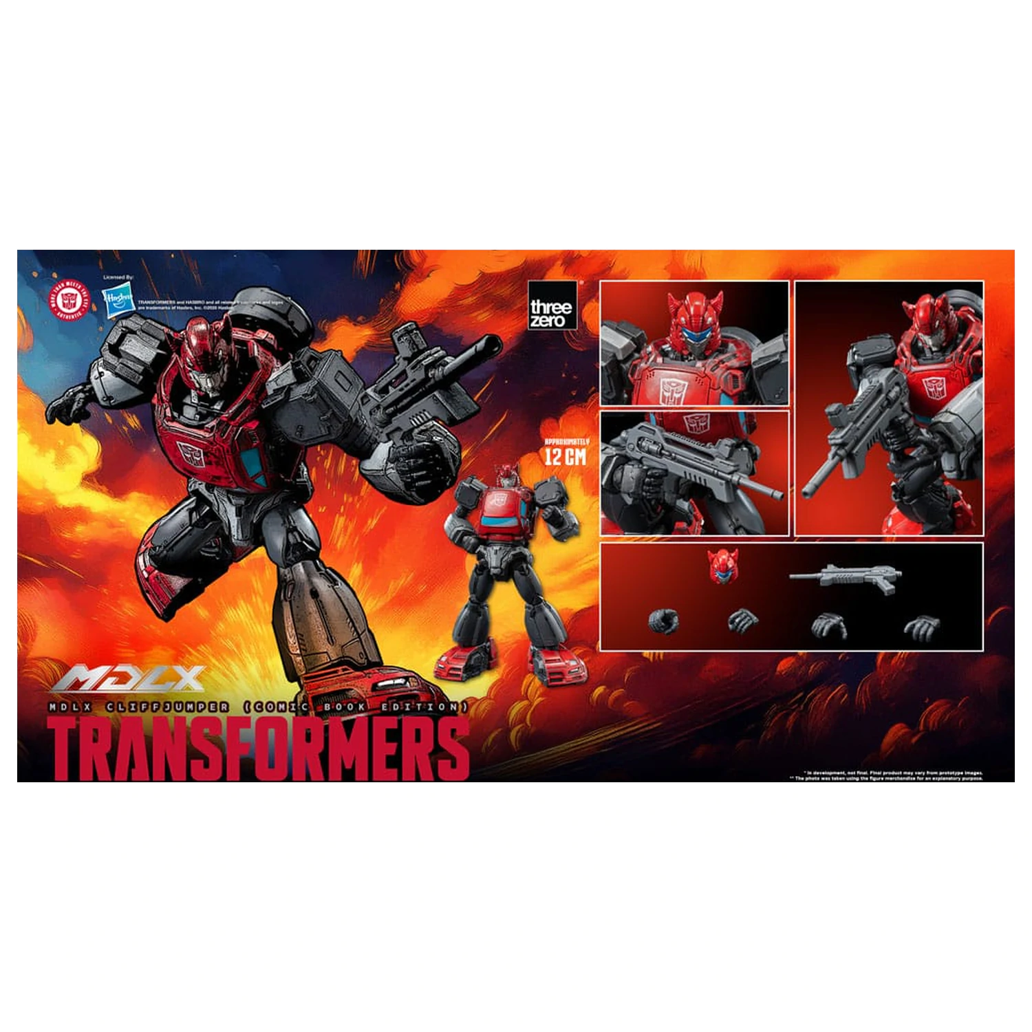 Transformers MDLX Action Figure Cliffjumper (Comic Book Edition) 12 cm poza produsului