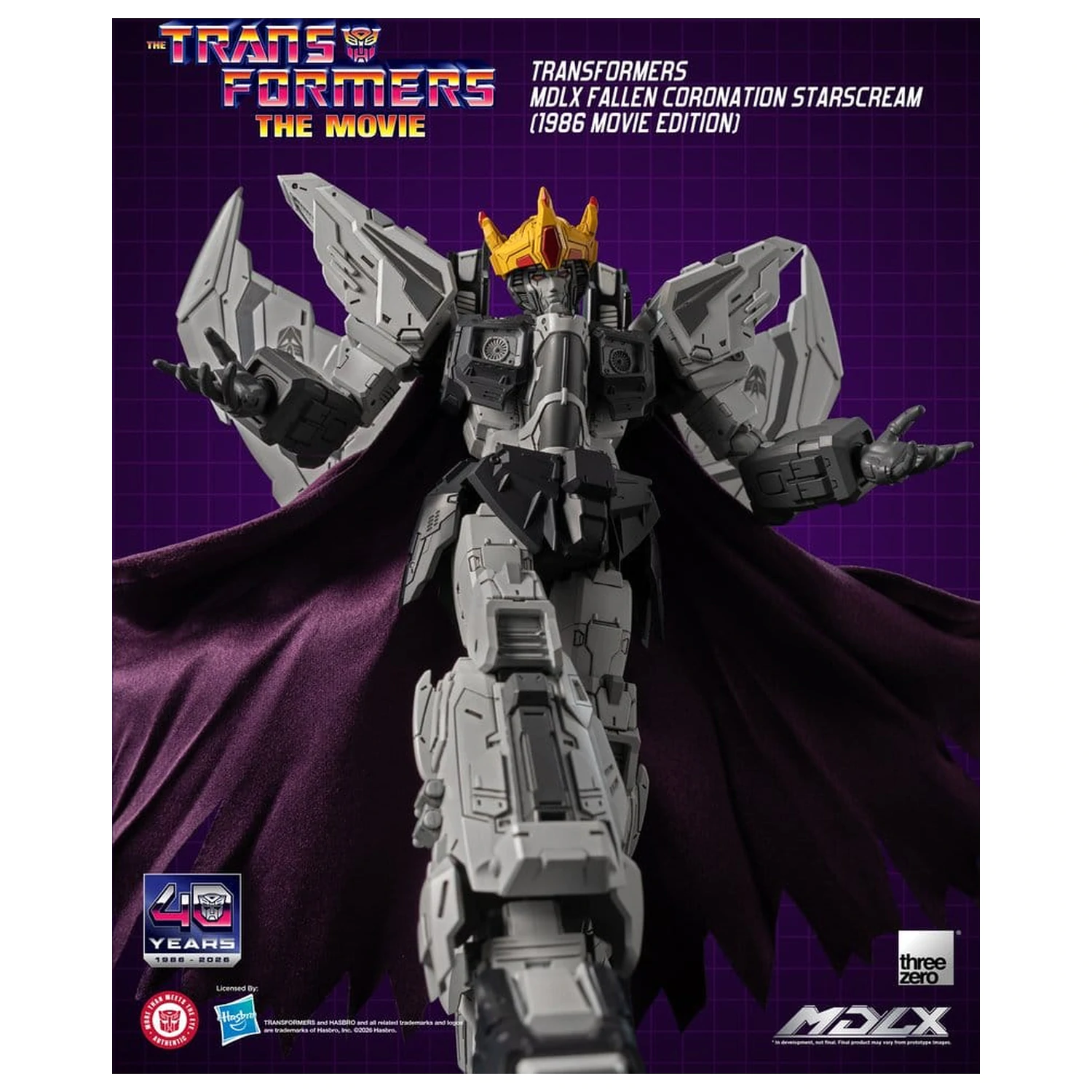 Transformers MDLX Figurina de actiune Fallen Coronation Starscream (1986 Movie Edition) 20 cm poza produsului