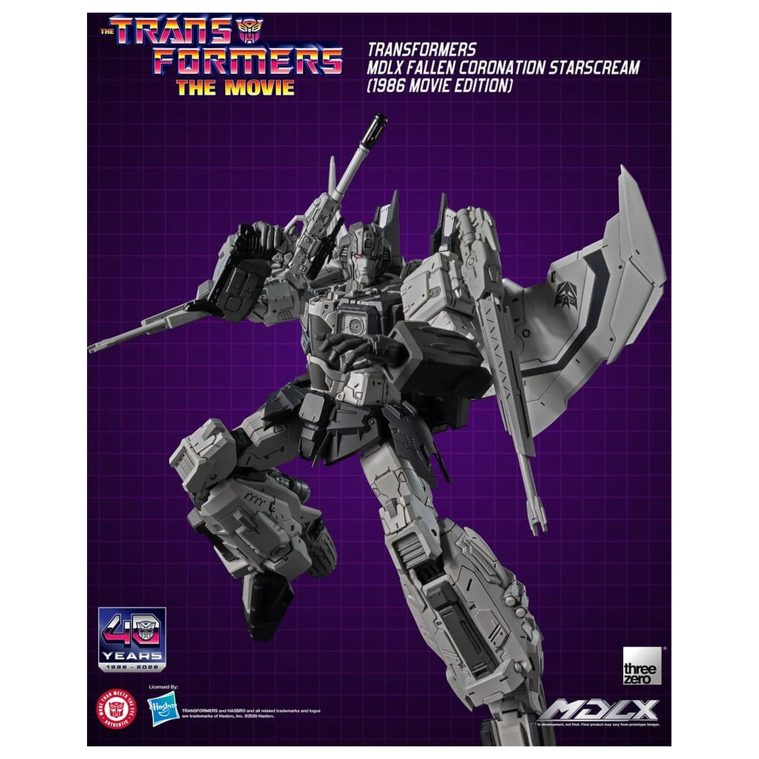 Transformers MDLX Figurina de actiune Fallen Coronation Starscream (1986 Movie Edition) 20 cm poza produsului