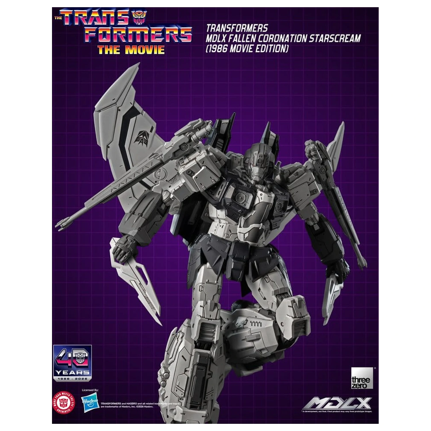 Transformers MDLX Figurina de actiune Fallen Coronation Starscream (1986 Movie Edition) 20 cm poza produsului