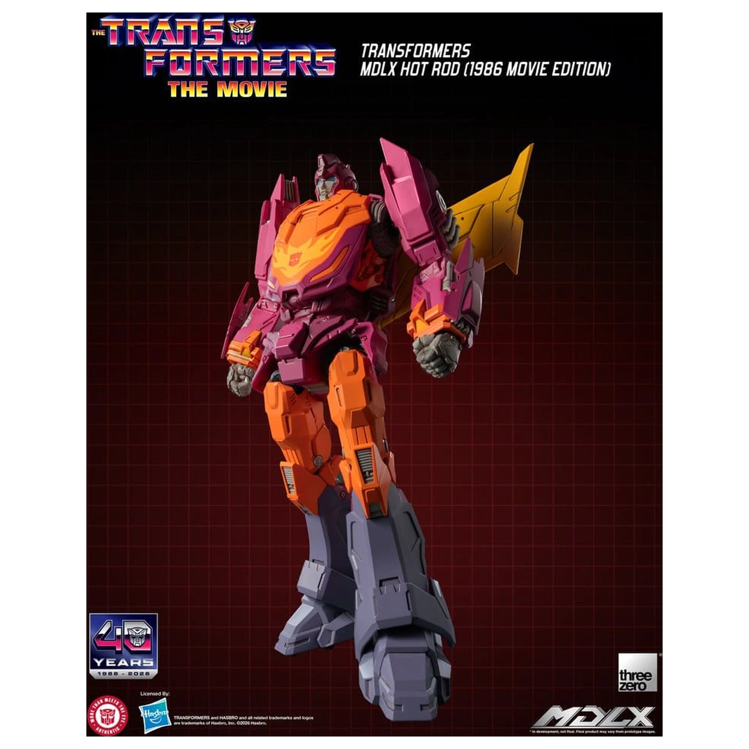 Transformers MDLX Hot Rod Figurina de actiune (1986 Movie Edition) 18 cm poza produsului