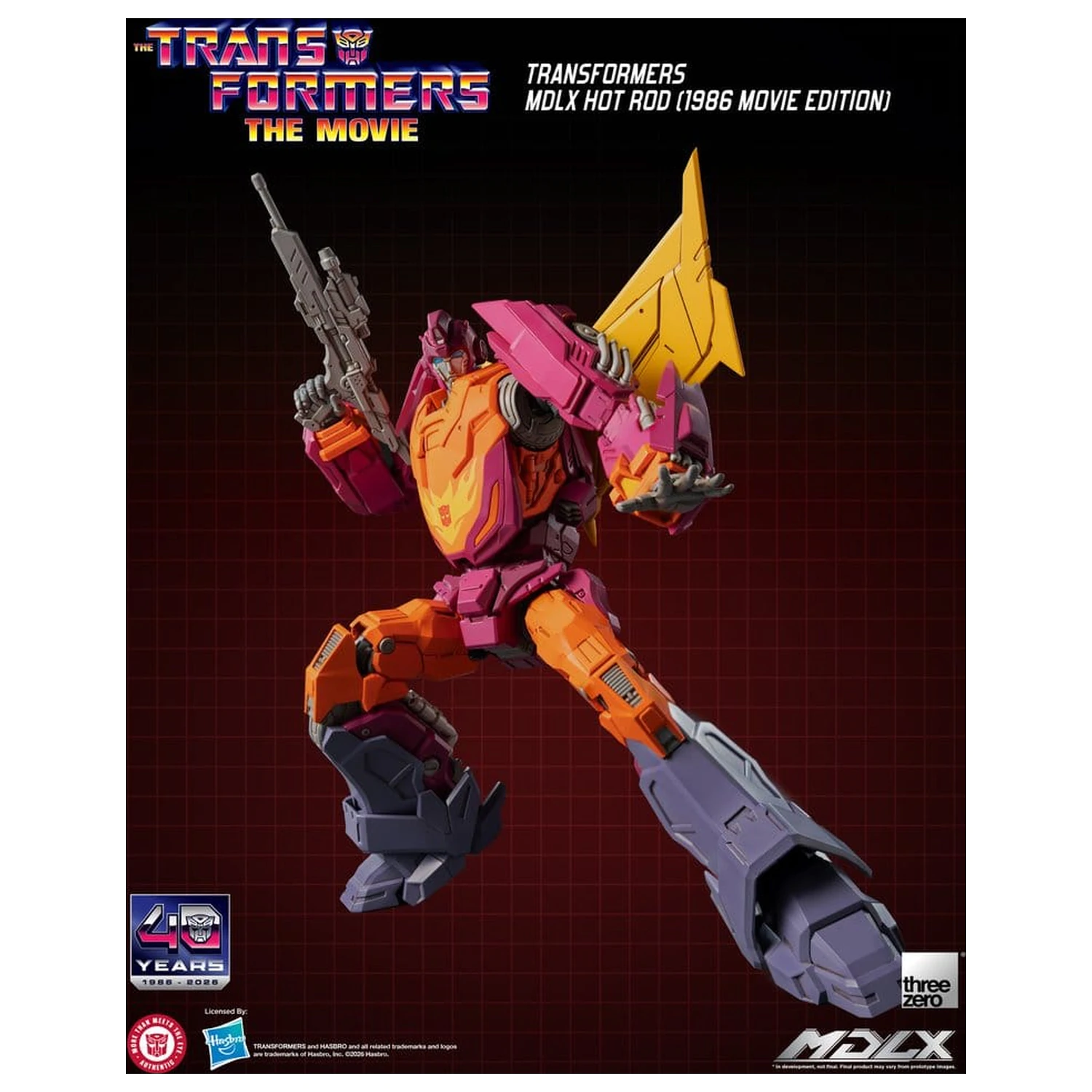 Transformers MDLX Hot Rod Figurina de actiune (1986 Movie Edition) 18 cm poza produsului