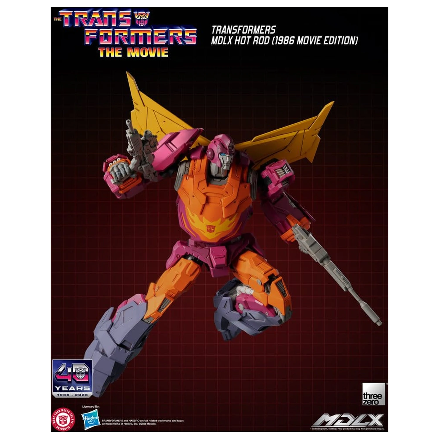 Transformers MDLX Hot Rod Figurina de actiune (1986 Movie Edition) 18 cm poza produsului