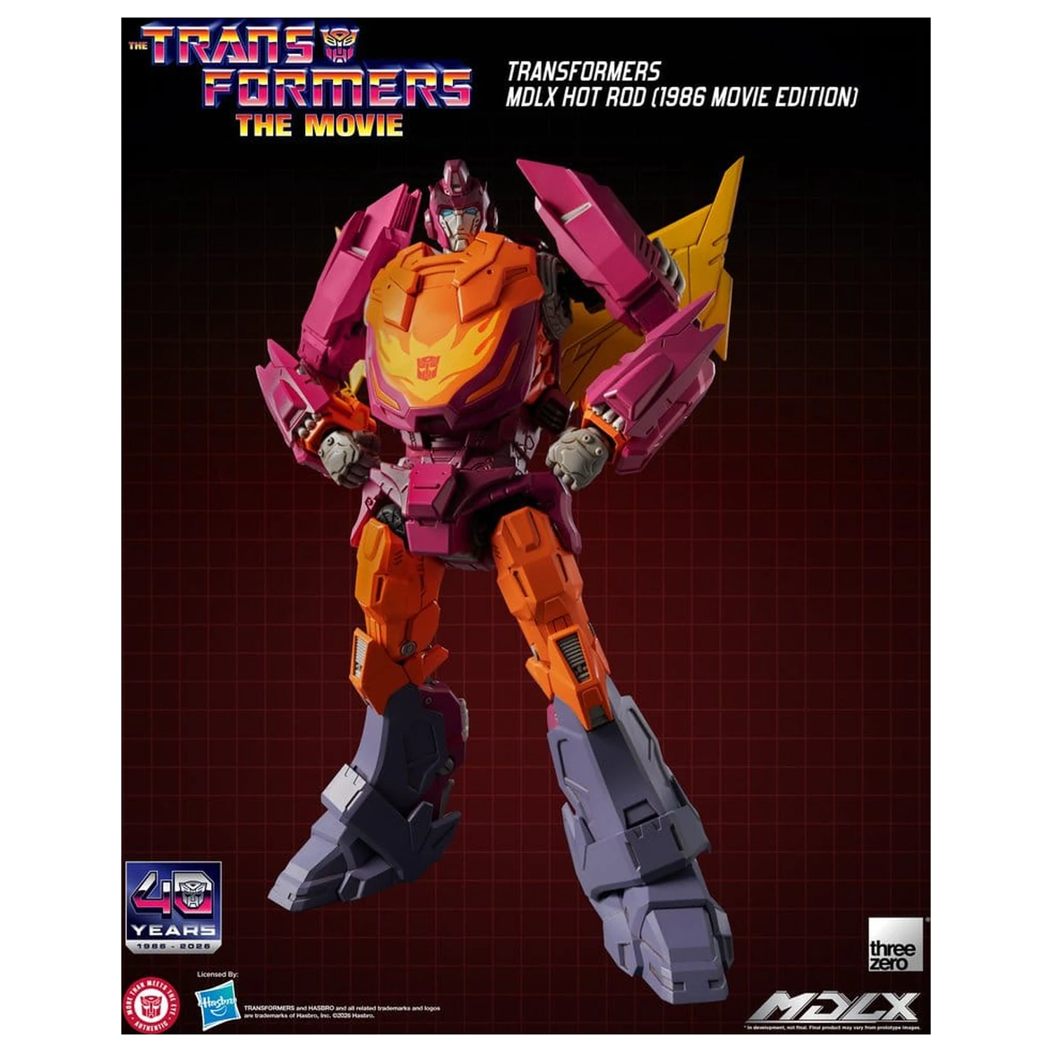 Transformers MDLX Hot Rod Figurina de actiune (1986 Movie Edition) 18 cm poza produsului