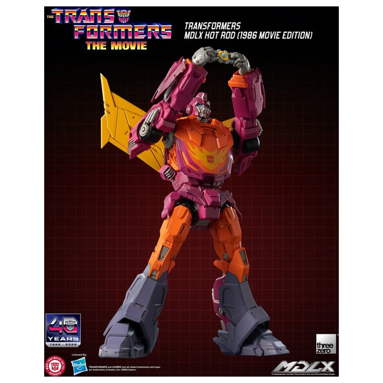 Transformers MDLX Hot Rod Figurina de actiune (1986 Movie Edition) 18 cm poza produsului