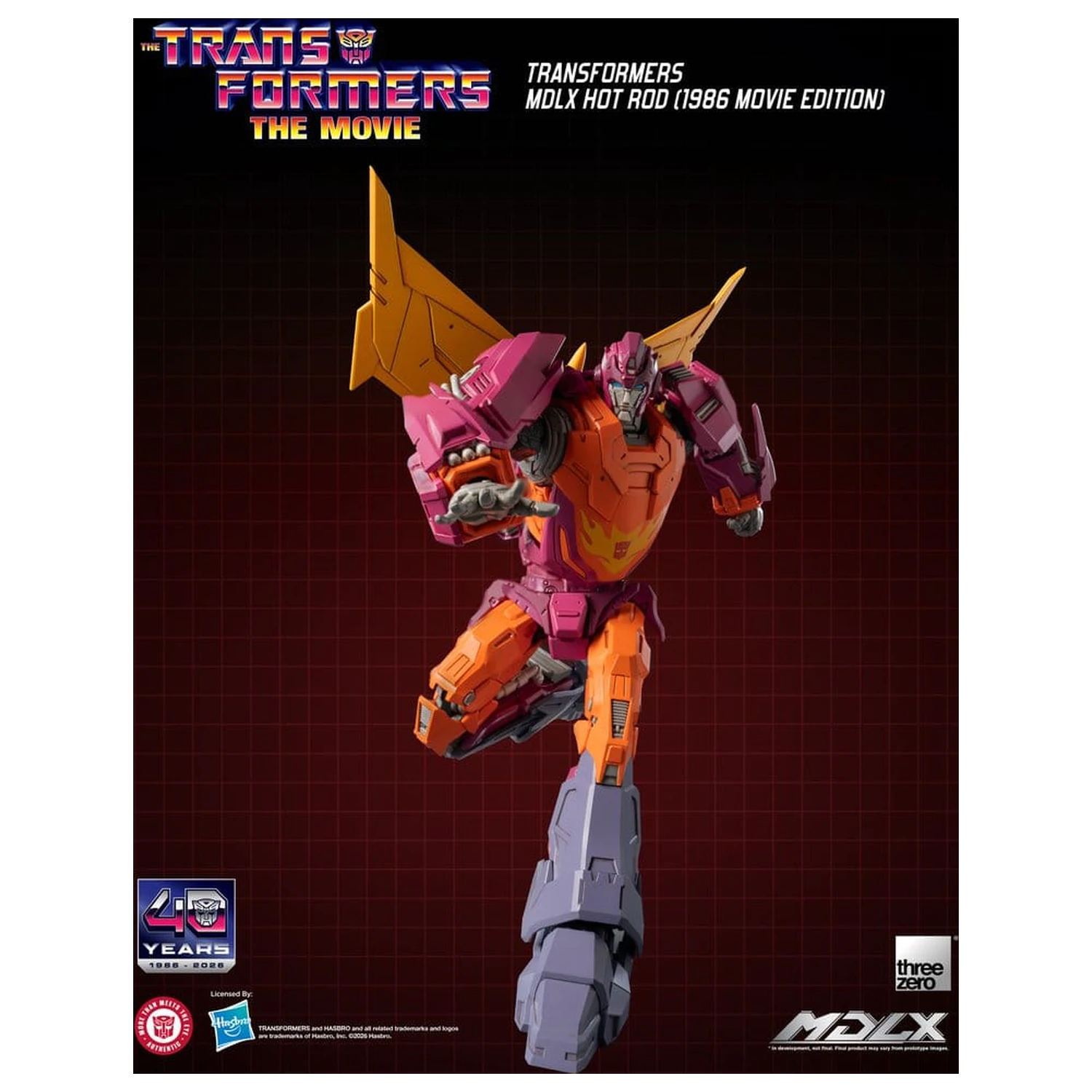 Transformers MDLX Hot Rod Figurina de actiune (1986 Movie Edition) 18 cm poza produsului