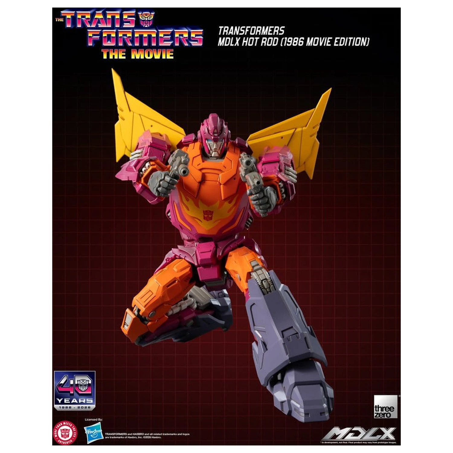 Transformers MDLX Hot Rod Figurina de actiune (1986 Movie Edition) 18 cm poza produsului