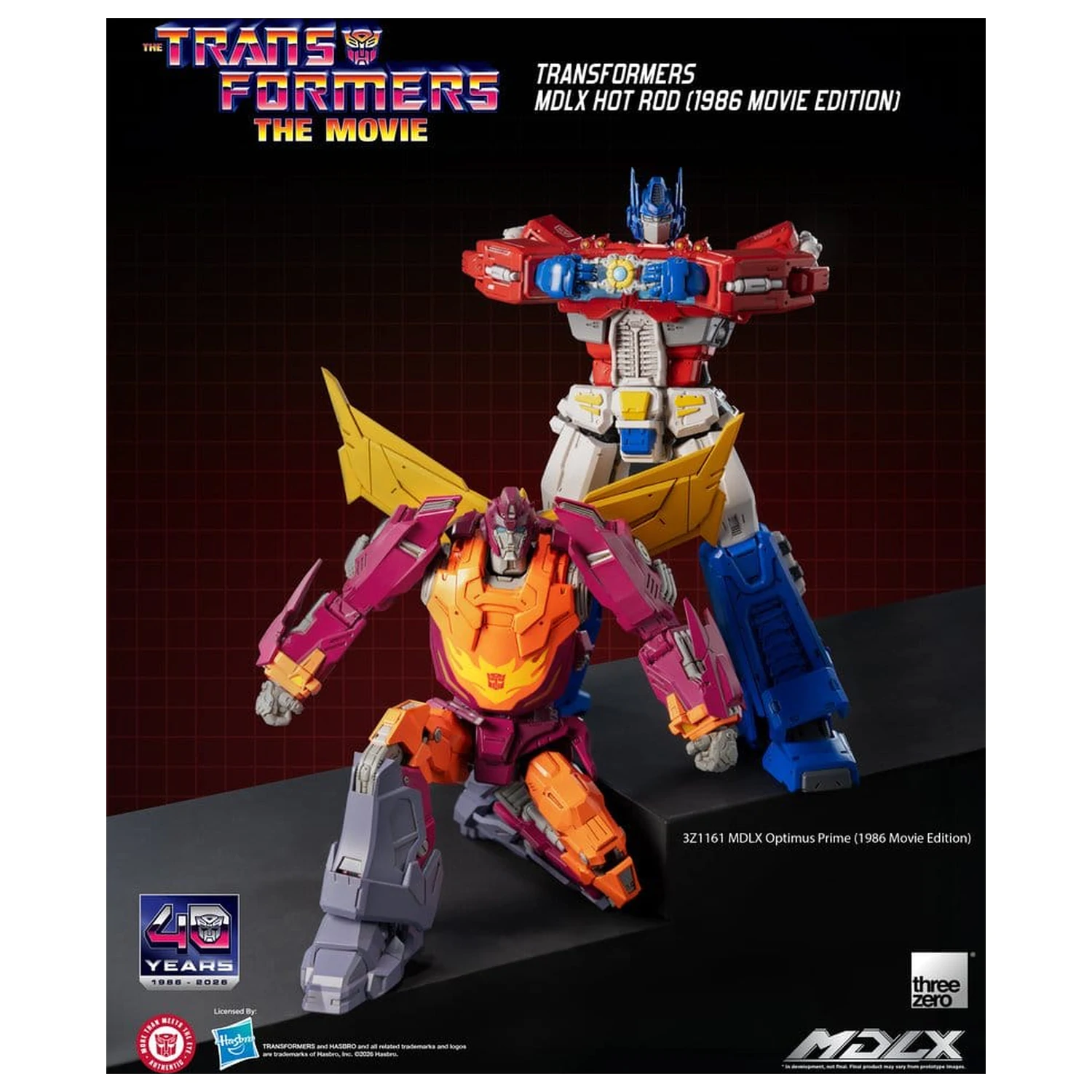 Transformers MDLX Hot Rod Figurina de actiune (1986 Movie Edition) 18 cm poza produsului