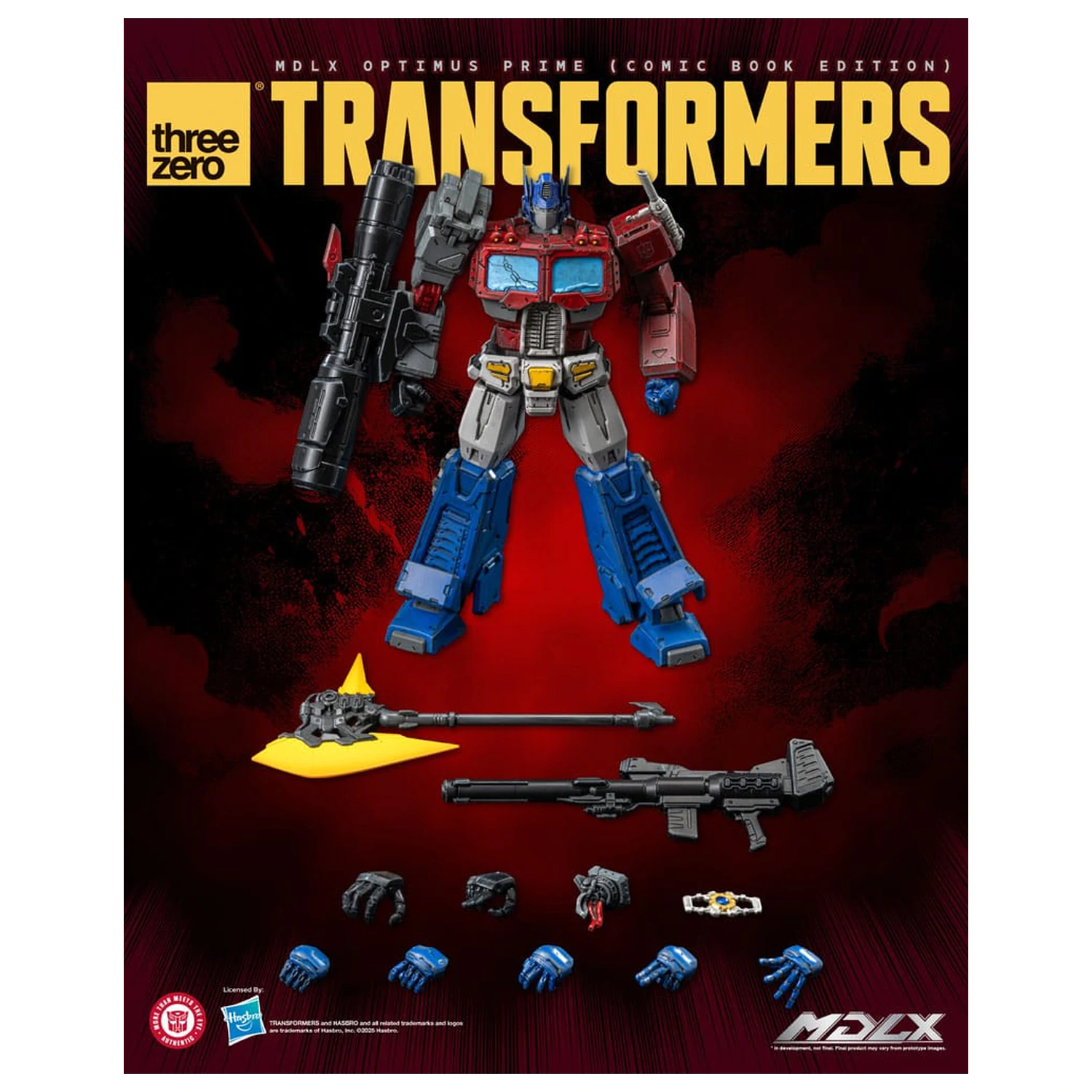 Transformers MDLX Figurina de actiune Optimus Prime (Comic Book Edition) 18 cm poza produsului