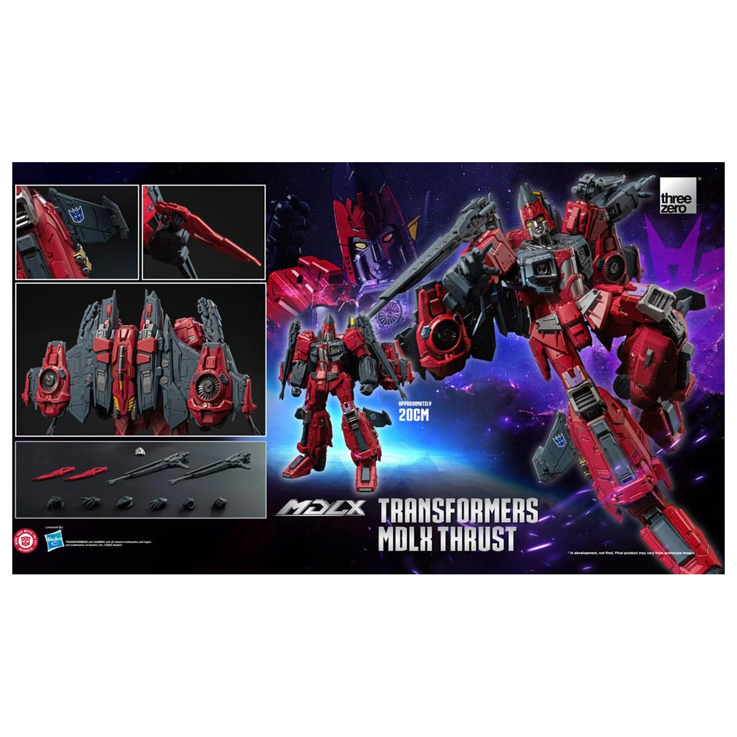 Transformers MDLX Figurina de actiune Thrust 20 cm poza produsului