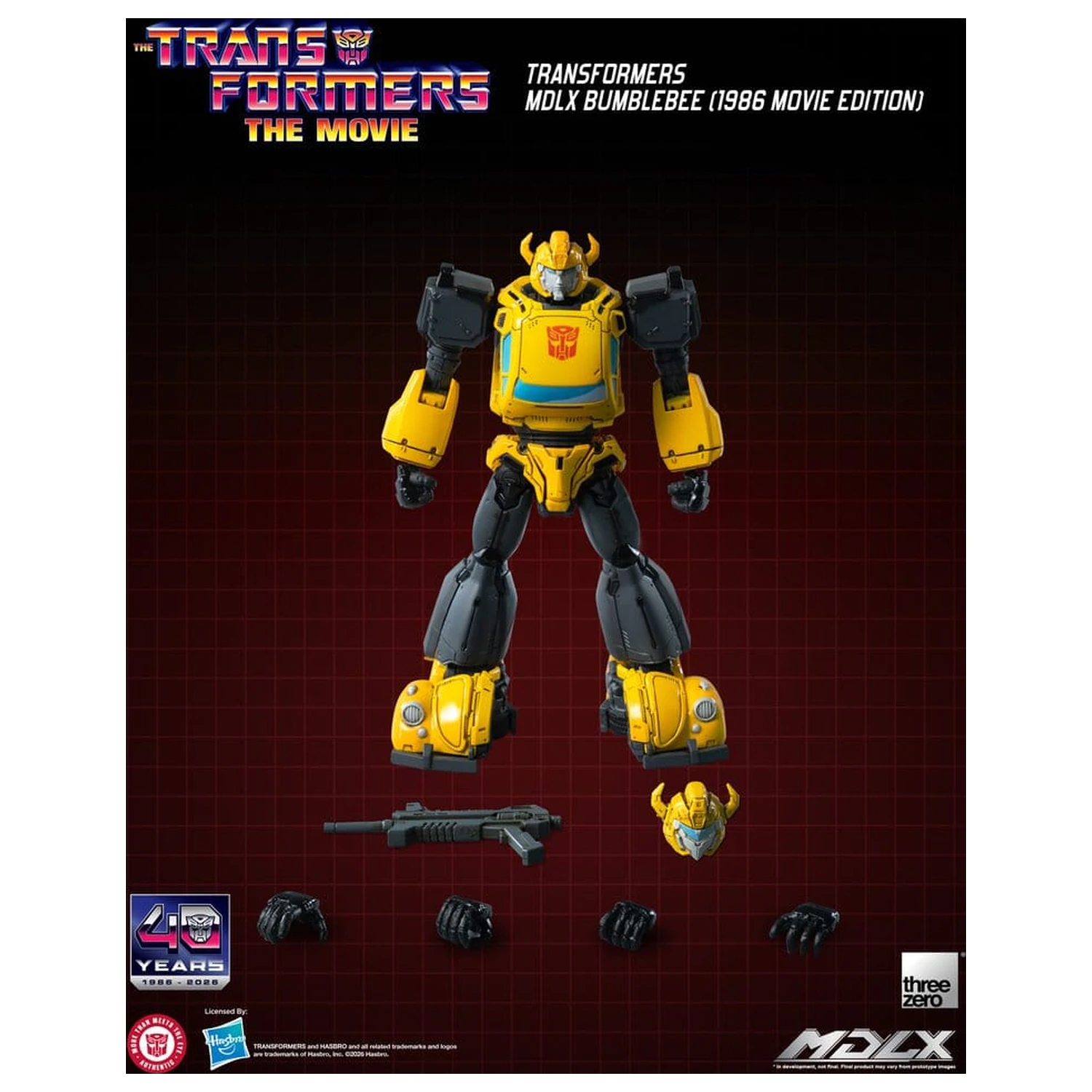 Transformers MDLX Action Figure Bumblebee (1986 Movie Edition) 12 cm poza produsului