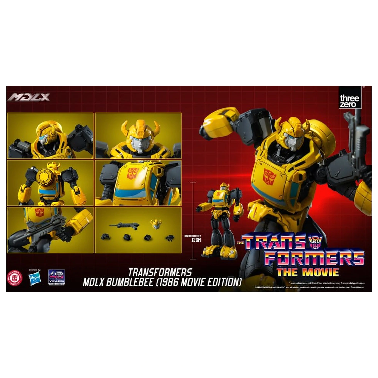 Transformers MDLX Action Figure Bumblebee (1986 Movie Edition) 12 cm poza produsului