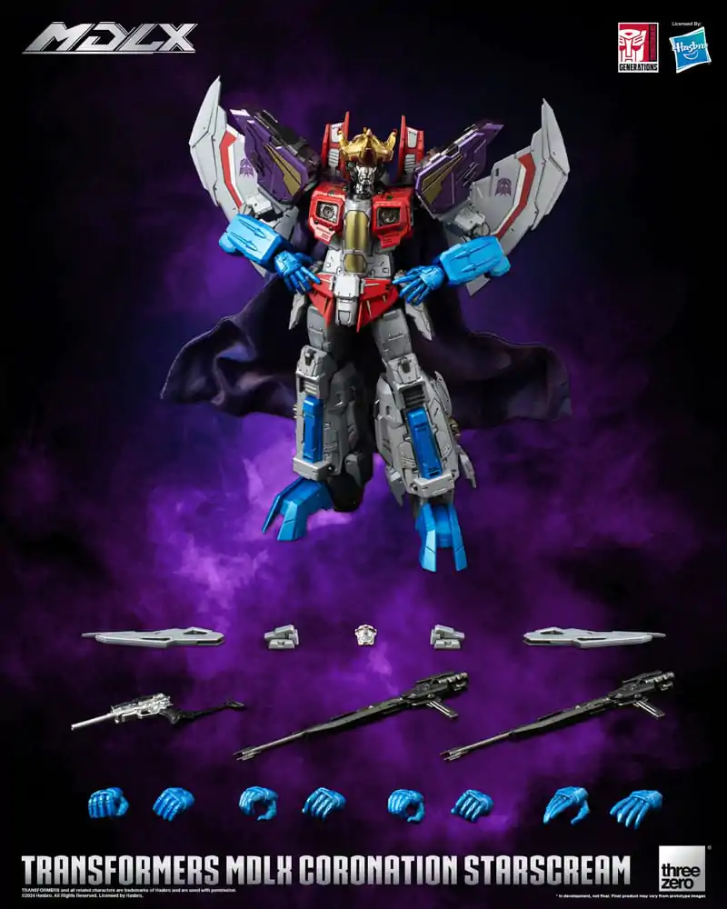 Transformers MDLX Figurina de Acțiune Coronation Starscream 20 cm poza produsului