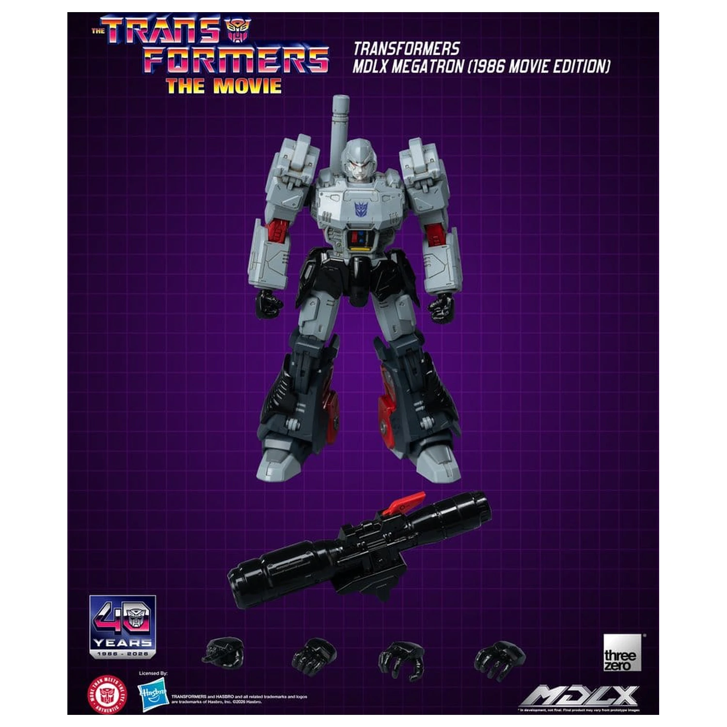 Transformers MDLX Figura de acțiune Megatron (1986 Movie Edition) 18 cm poza produsului