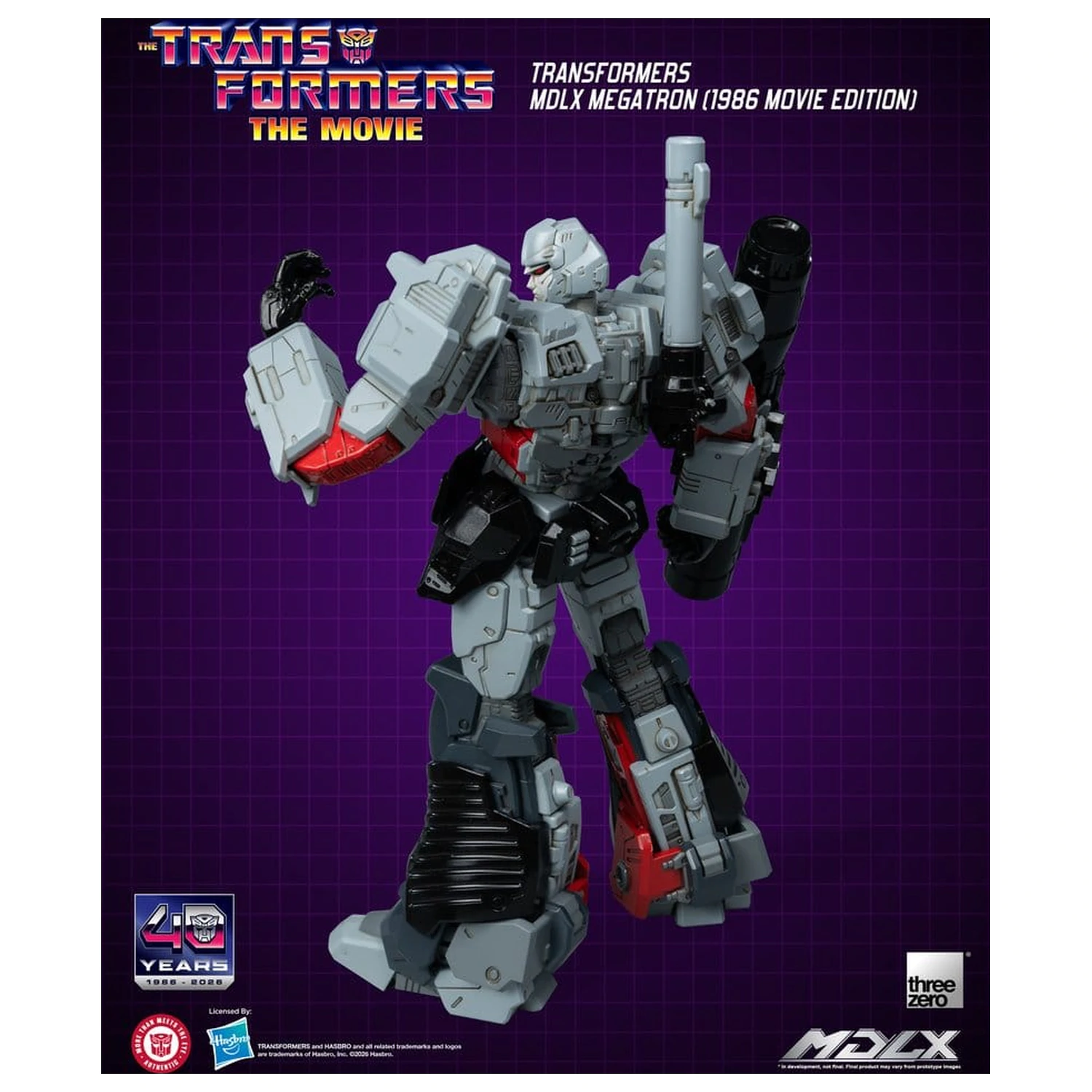 Transformers MDLX Figura de acțiune Megatron (1986 Movie Edition) 18 cm poza produsului