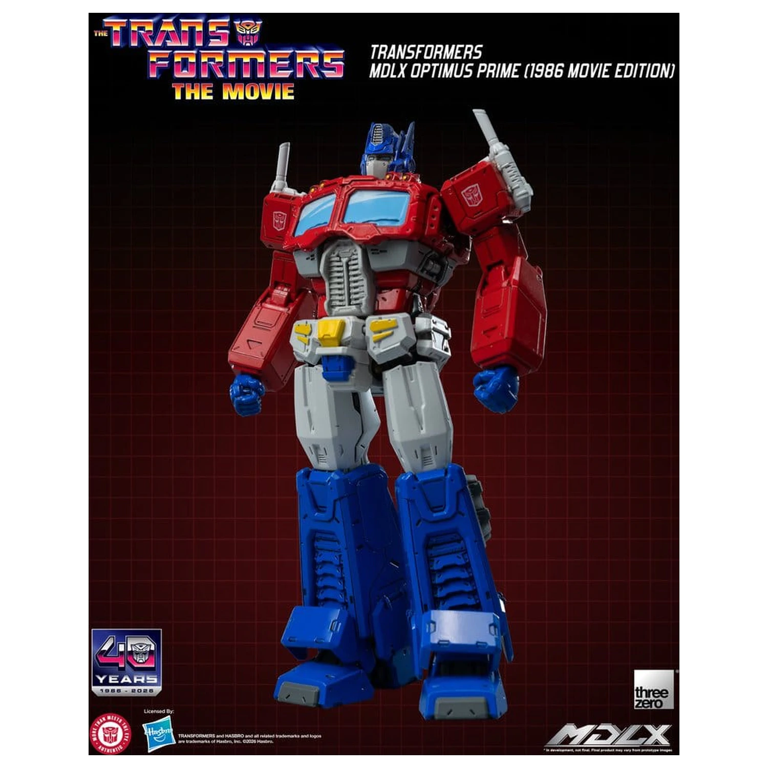 Transformers MDLX Figurina de actiune Optimus Prime (1986 Movie Edition) 18 cm poza produsului