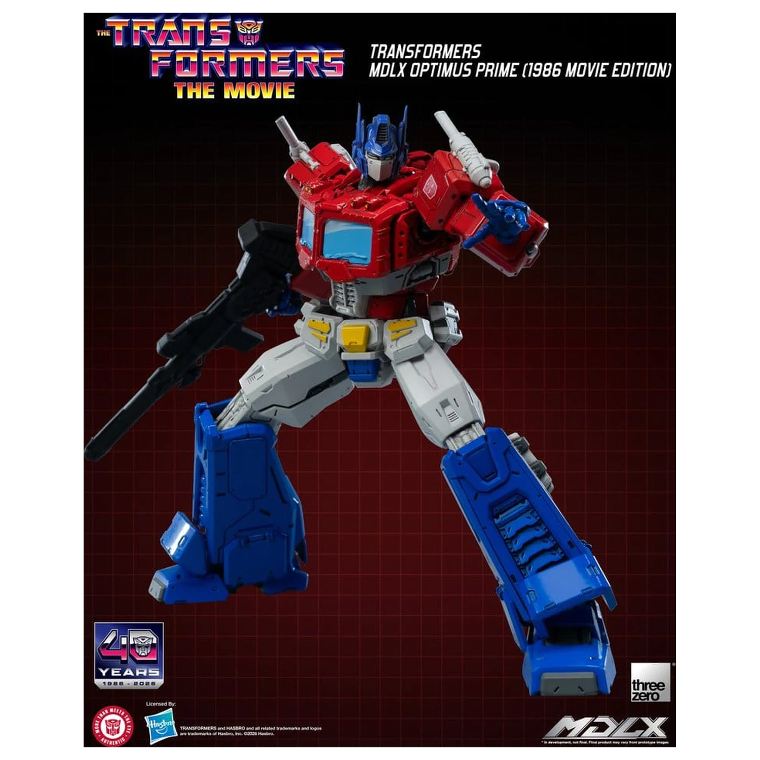 Transformers MDLX Figurina de actiune Optimus Prime (1986 Movie Edition) 18 cm poza produsului