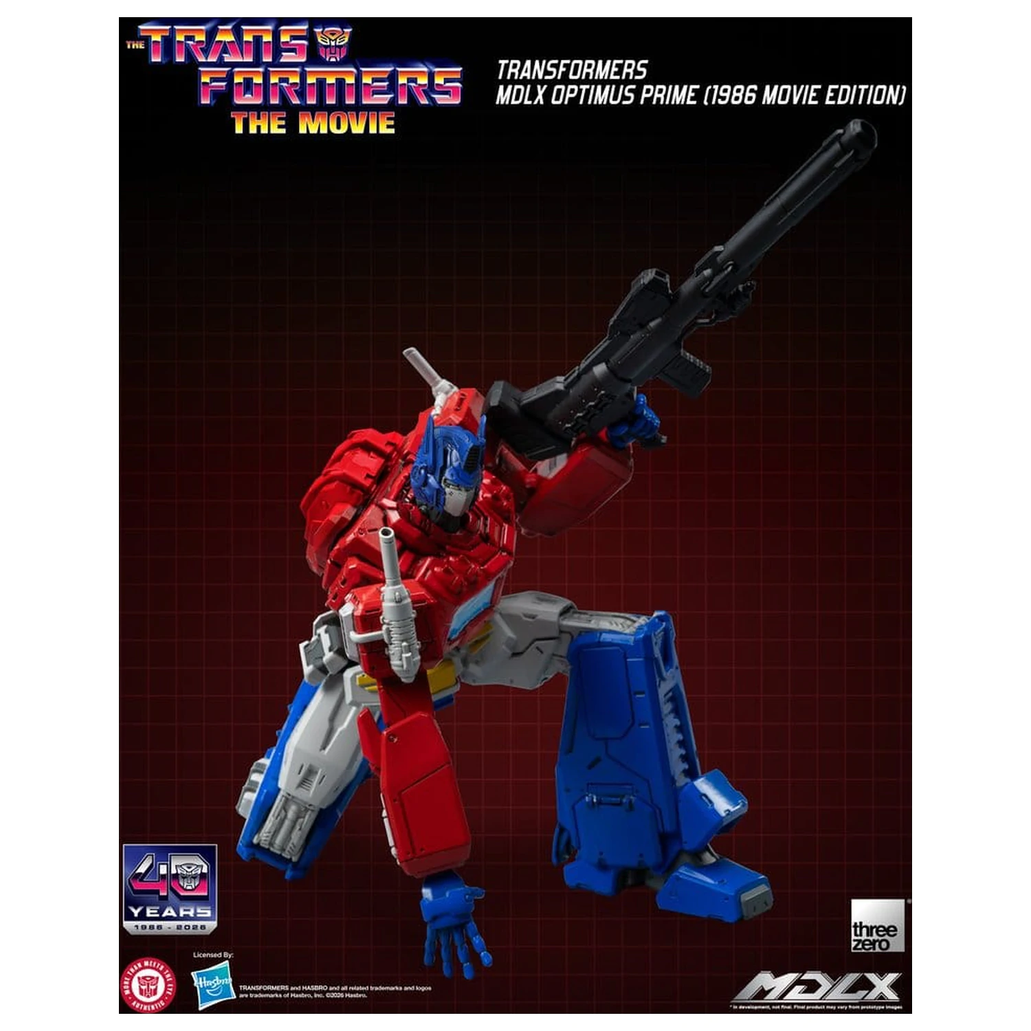 Transformers MDLX Figurina de actiune Optimus Prime (1986 Movie Edition) 18 cm poza produsului