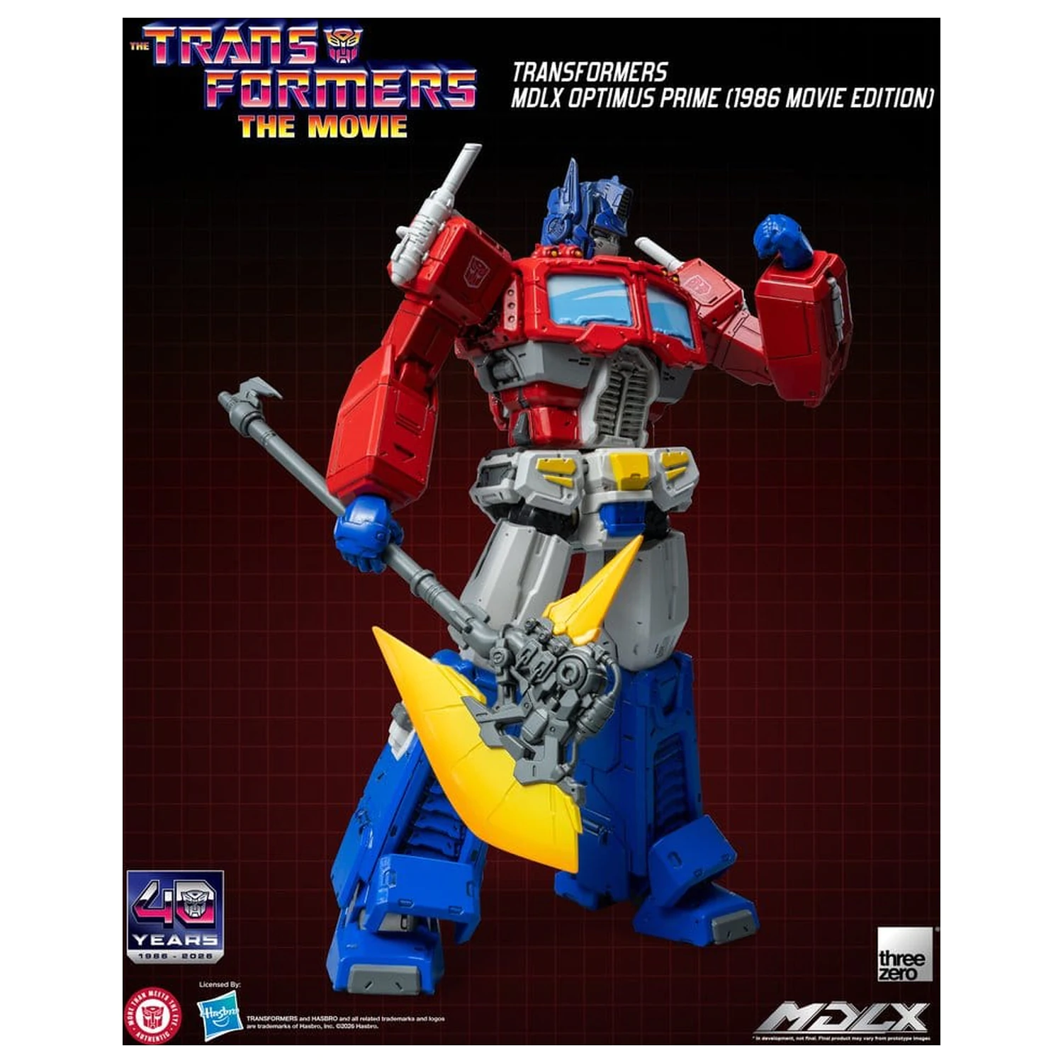 Transformers MDLX Figurina de actiune Optimus Prime (1986 Movie Edition) 18 cm poza produsului