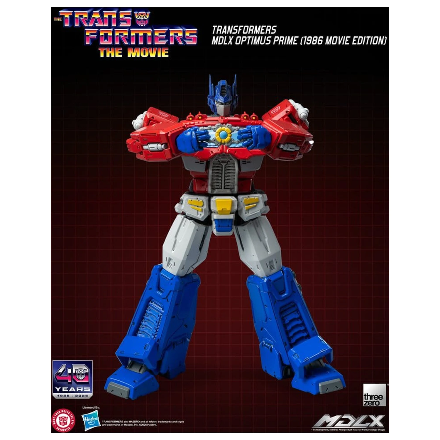 Transformers MDLX Figurina de actiune Optimus Prime (1986 Movie Edition) 18 cm poza produsului
