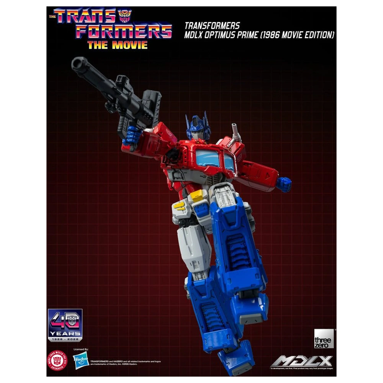 Transformers MDLX Figurina de actiune Optimus Prime (1986 Movie Edition) 18 cm poza produsului