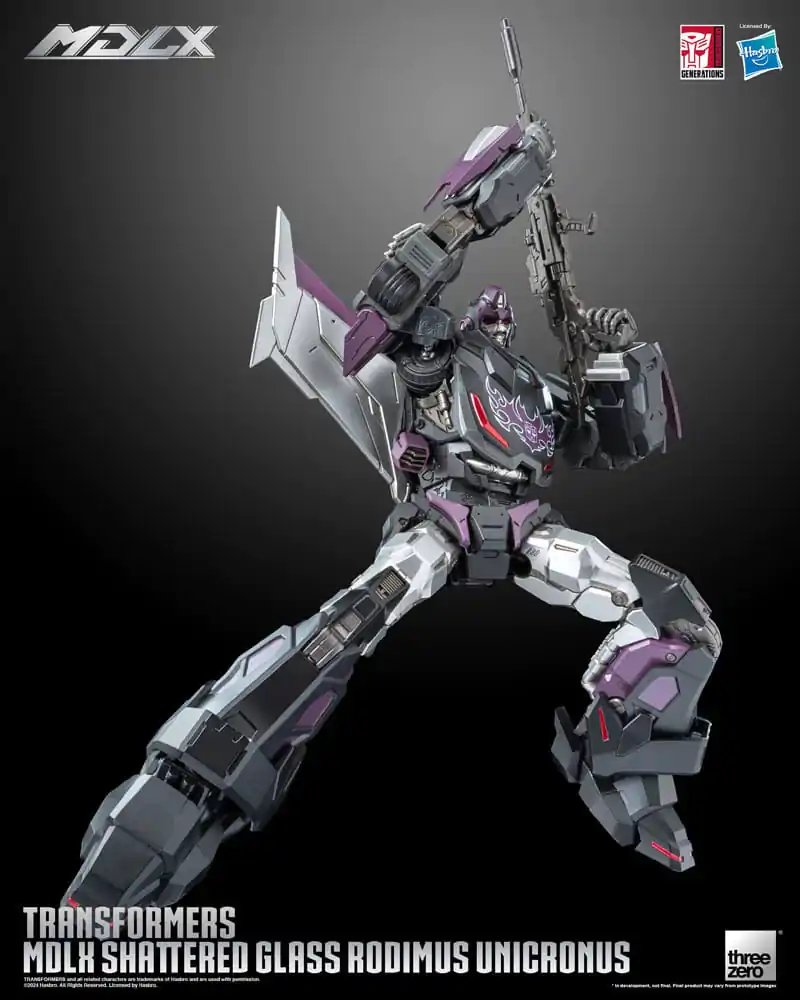 Figurină de acțiune Transformers MDLX Shattered Glass Rodimus Unicronus 18 cm poza produsului