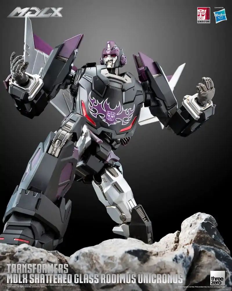 Figurină de acțiune Transformers MDLX Shattered Glass Rodimus Unicronus 18 cm poza produsului