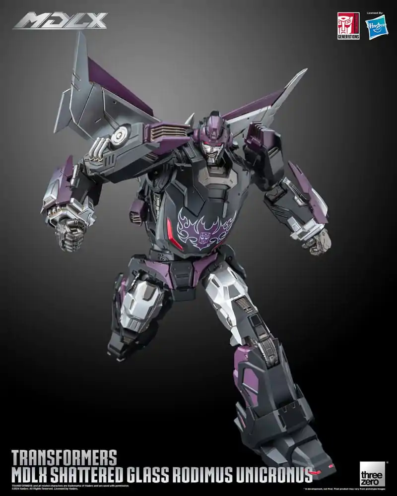 Figurină de acțiune Transformers MDLX Shattered Glass Rodimus Unicronus 18 cm poza produsului