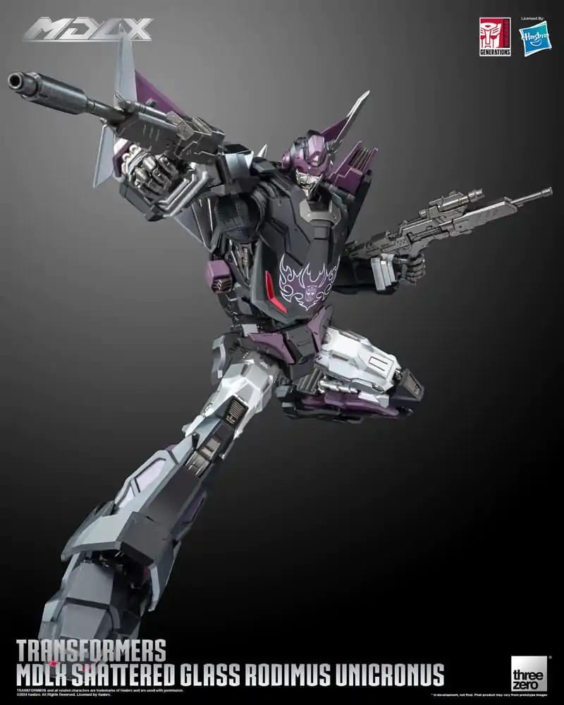 Figurină de acțiune Transformers MDLX Shattered Glass Rodimus Unicronus 18 cm poza produsului