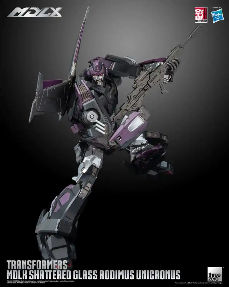 Figurină de acțiune Transformers MDLX Shattered Glass Rodimus Unicronus 18 cm poza produsului