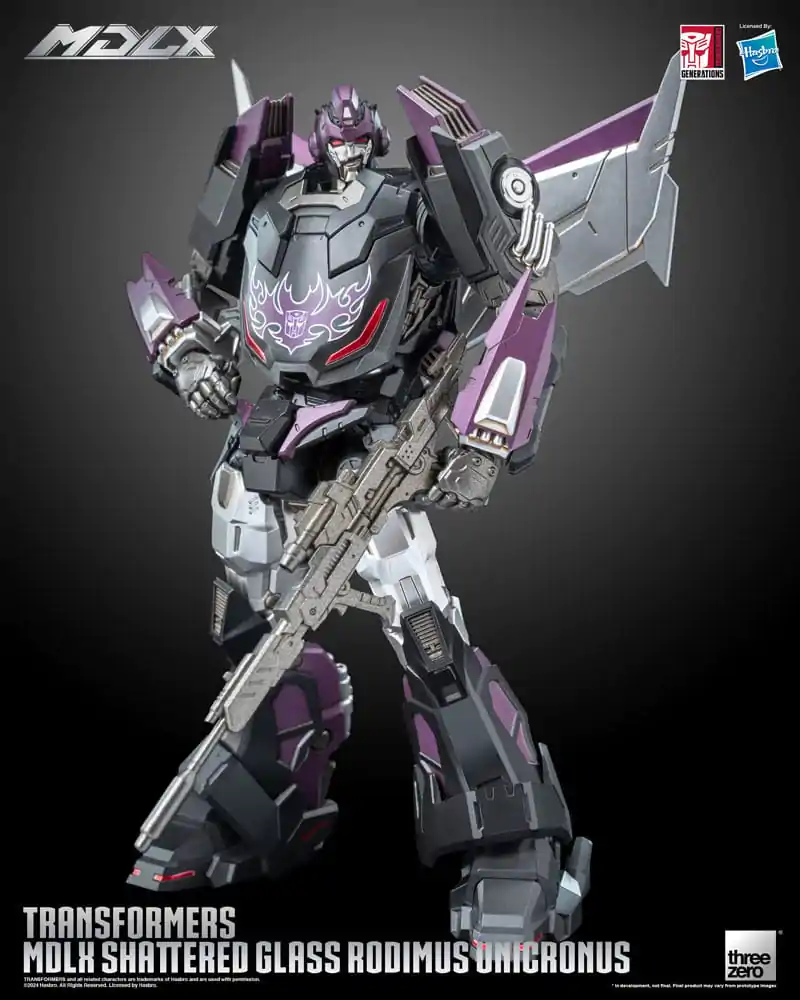 Figurină de acțiune Transformers MDLX Shattered Glass Rodimus Unicronus 18 cm poza produsului