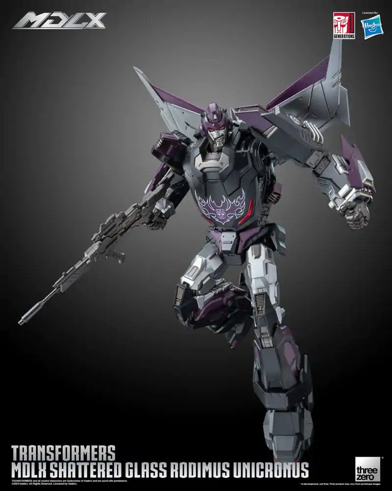 Figurină de acțiune Transformers MDLX Shattered Glass Rodimus Unicronus 18 cm poza produsului