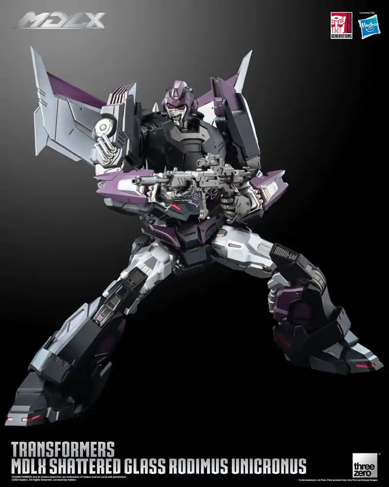 Figurină de acțiune Transformers MDLX Shattered Glass Rodimus Unicronus 18 cm poza produsului