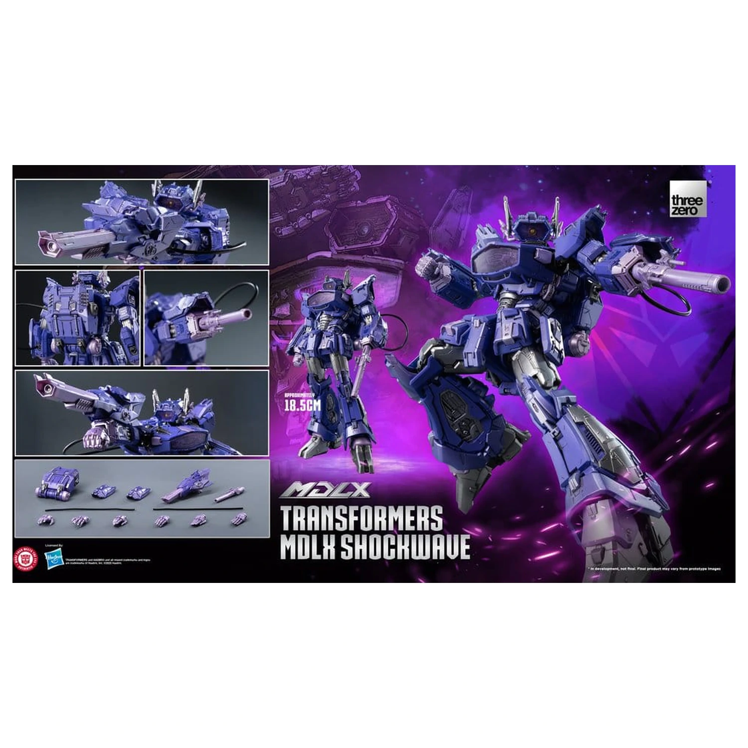 Transformers MDLX figurina de actiune Shockwave 19 cm poza produsului