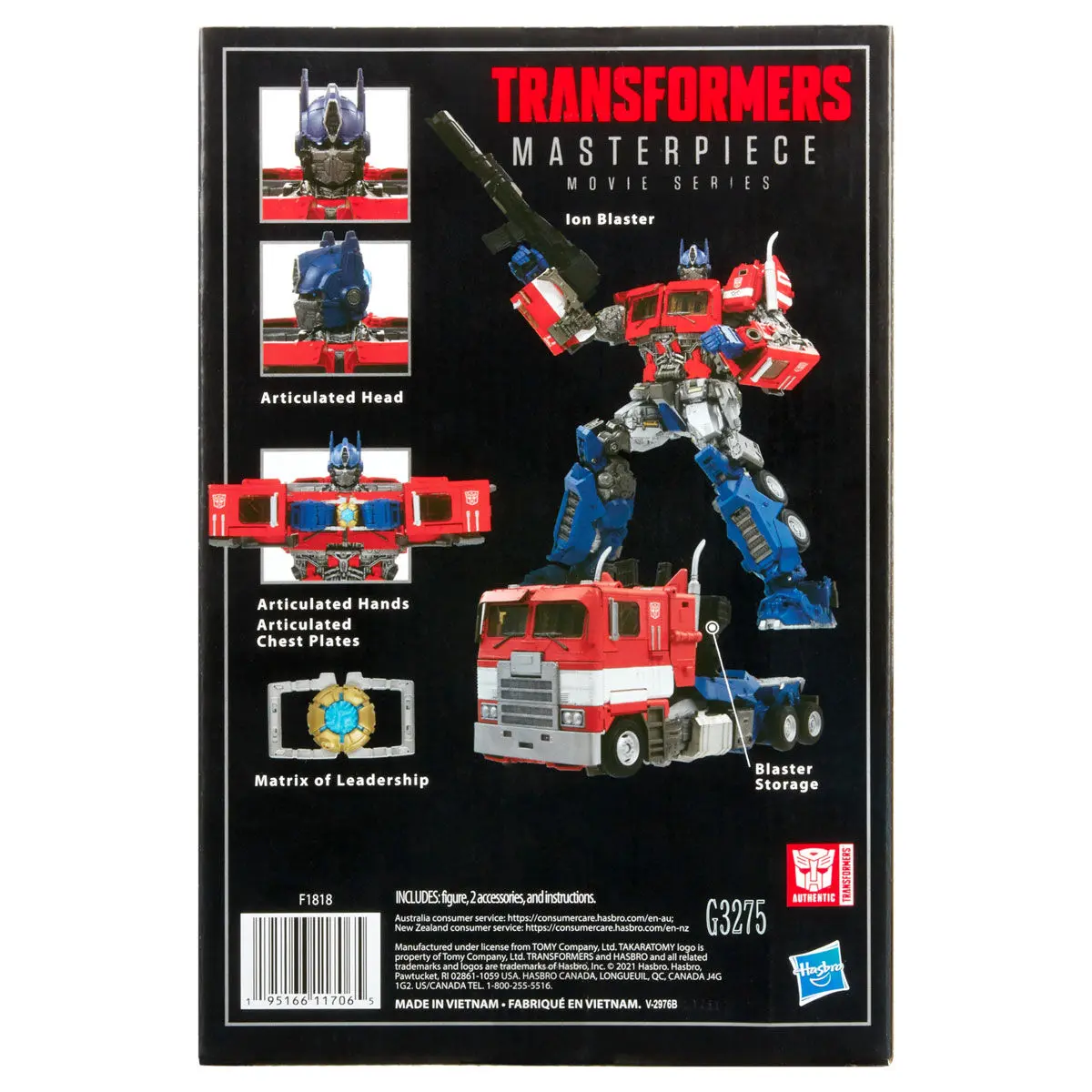 Transformers Movie Masterpiece Bumblebee Optimus Prime 27cm poza produsului