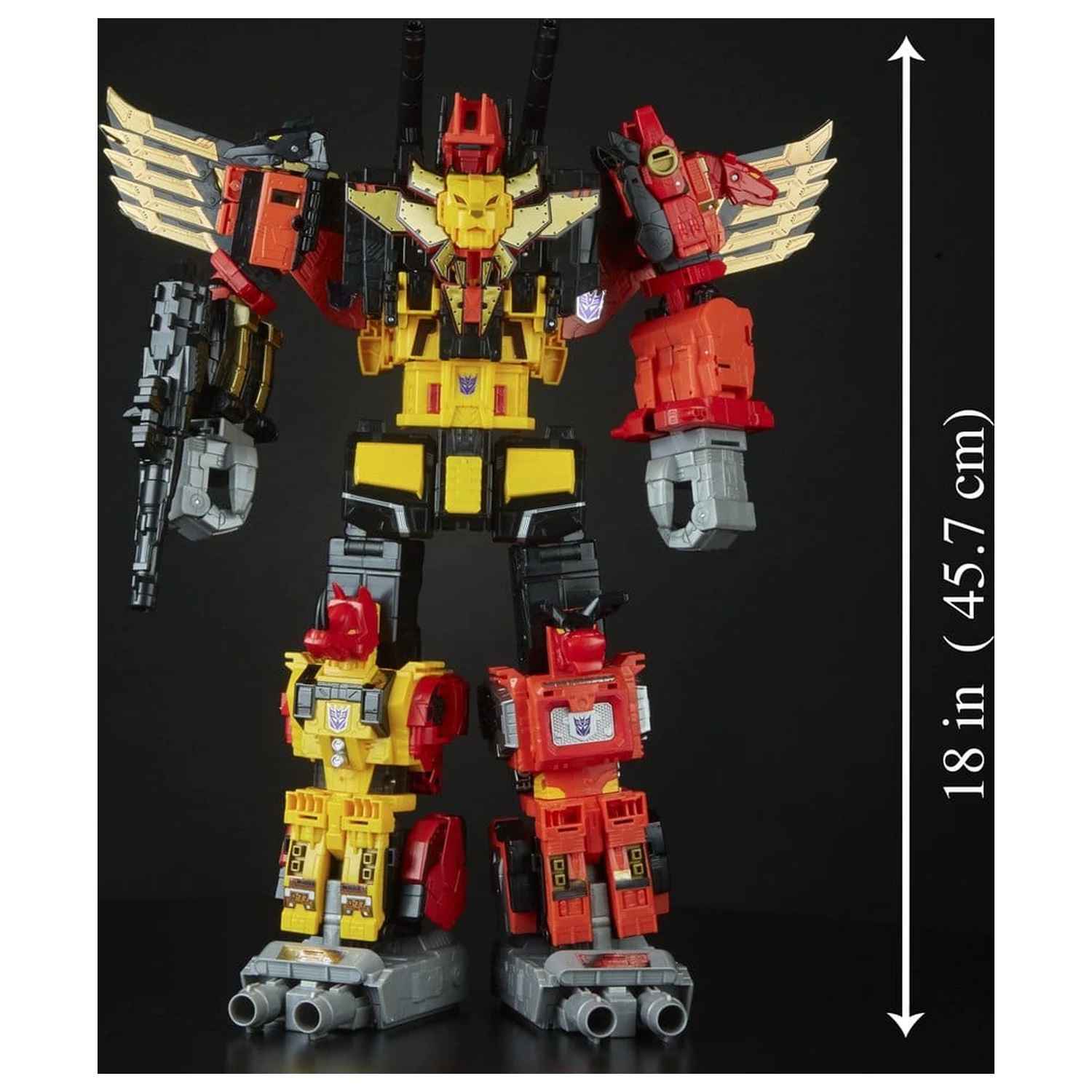 Transformers Power of the Primes Combiner Figurina de actiune Predaking 45 cm poza produsului
