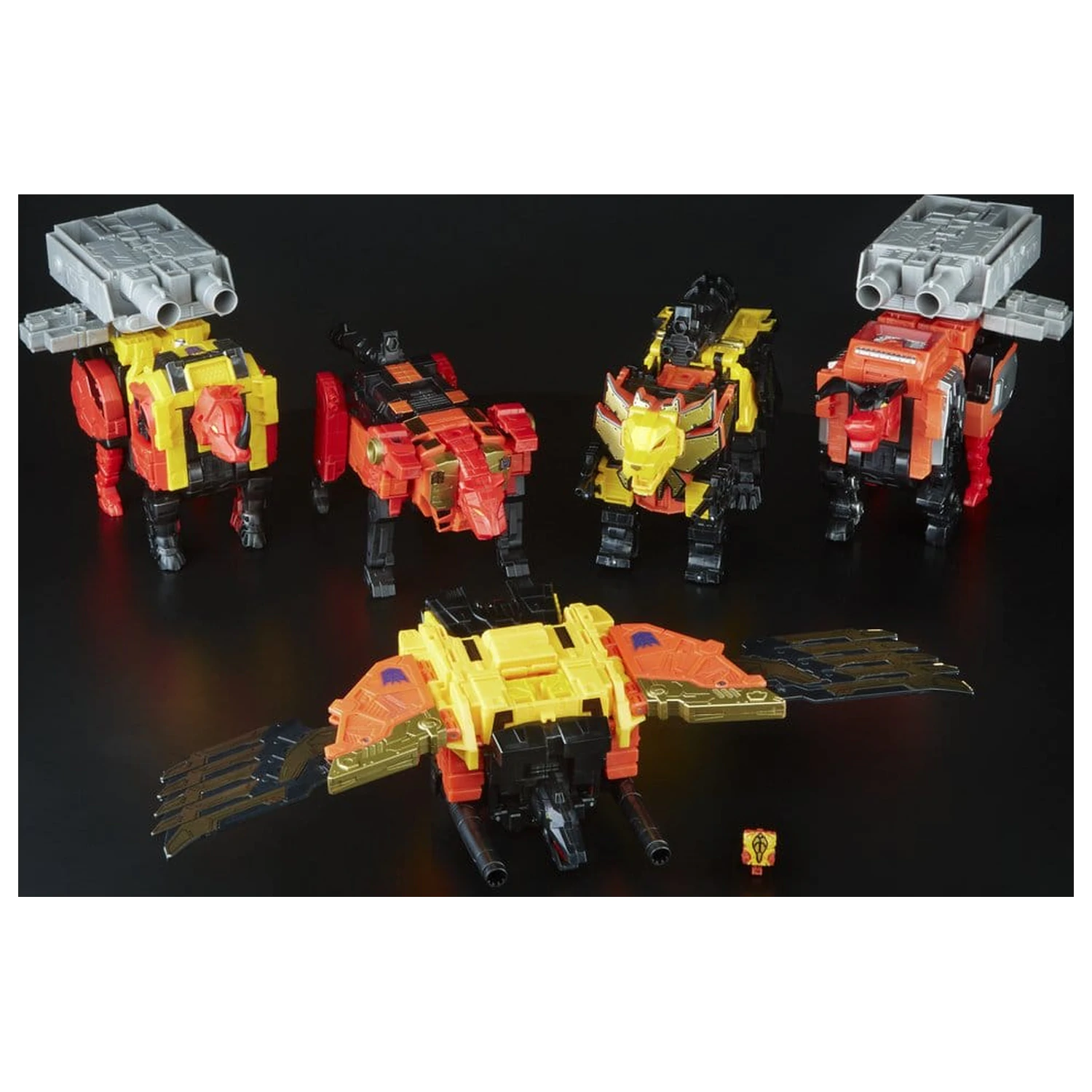 Transformers Power of the Primes Combiner Figurina de actiune Predaking 45 cm poza produsului