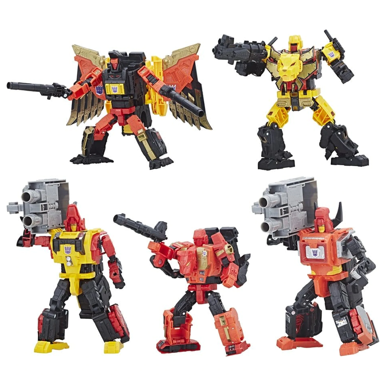 Transformers Power of the Primes Combiner Figurina de actiune Predaking 45 cm poza produsului