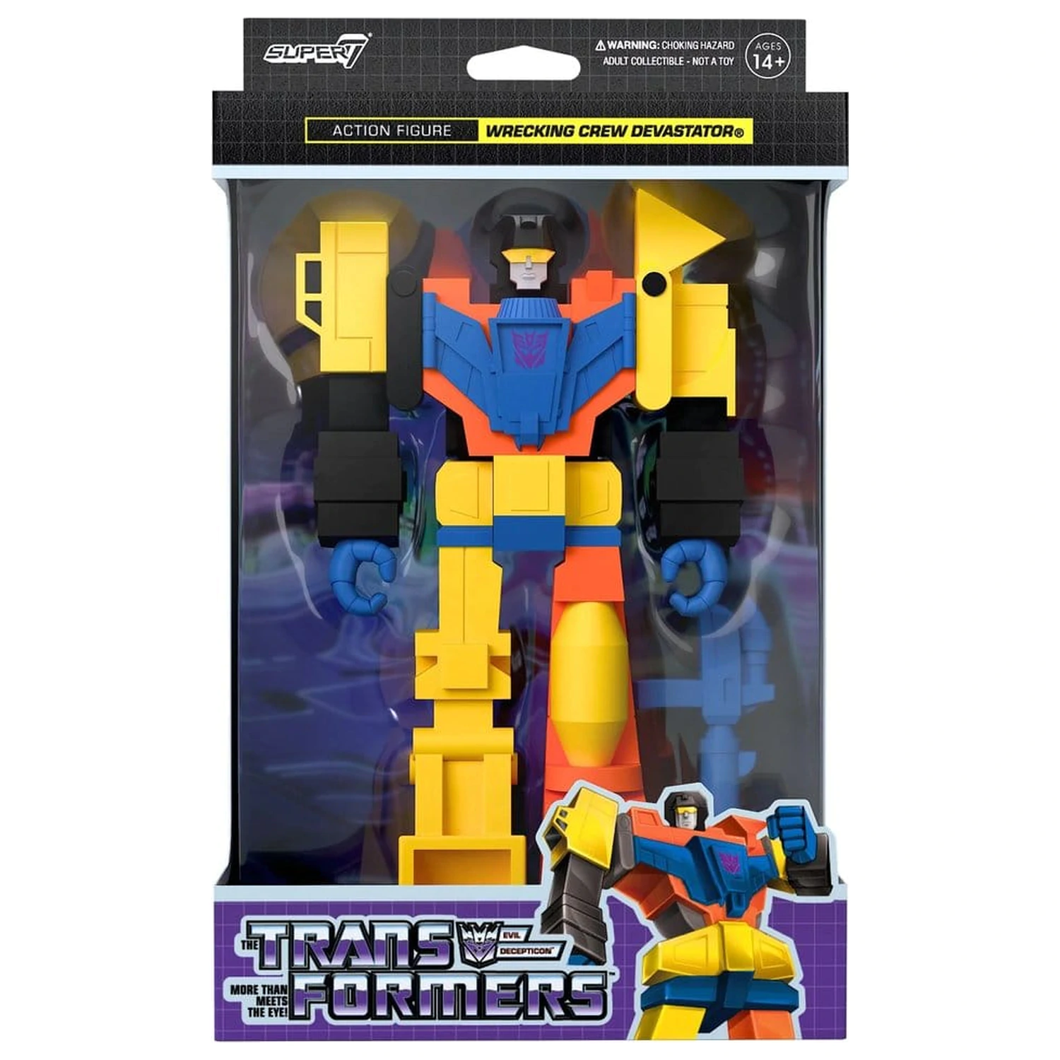 Transformers ReAction Figurina de actiune Devastator 10 cm poza produsului