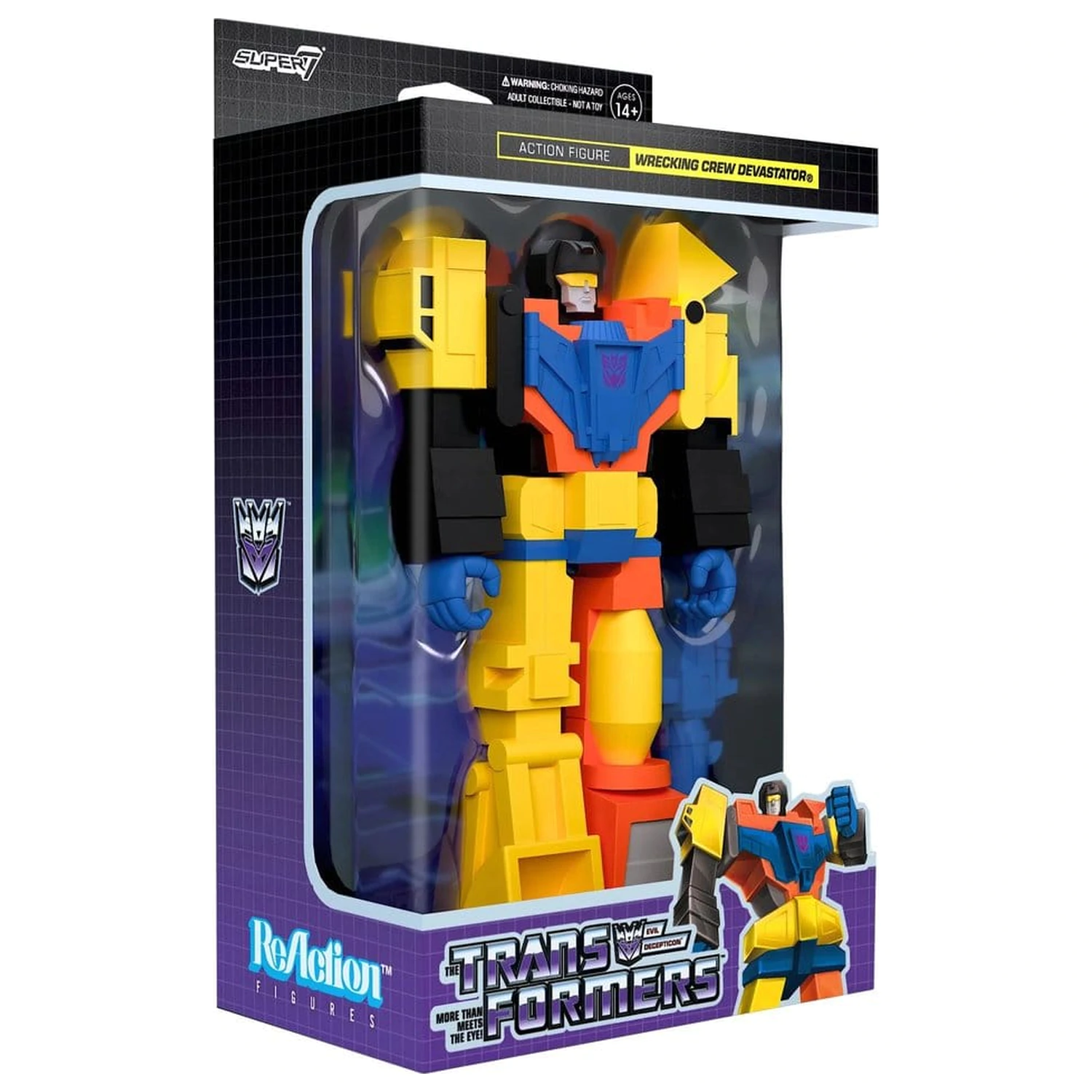Transformers ReAction Figurina de actiune Devastator 10 cm poza produsului