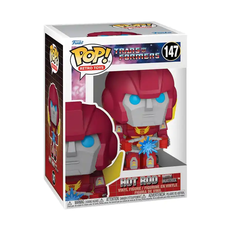 Transformers Retro Series Funko POP! TV Figurina Vinyl Hot Rod w/Matrix 9 cm poza produsului