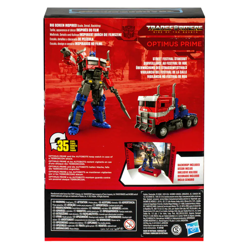 Transformers Rise of the Beast Studio Series figurină Optimus Prime 16,5cm poza produsului