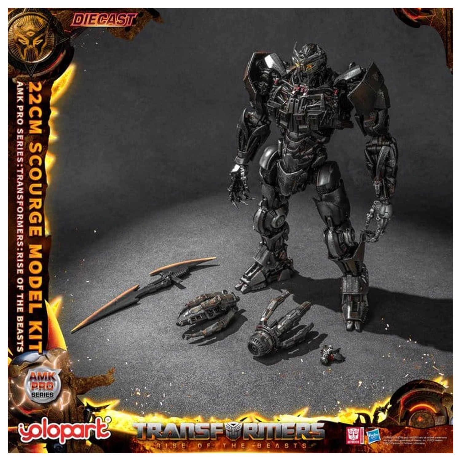 Transformers: Rise of the Beasts AMK Pro Series Model Kit Scourge (Oversea Version) 22 cm poza produsului