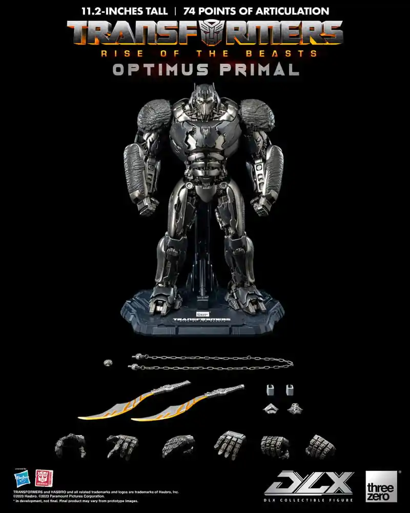 Transformers: Rise of the Beasts DLX Figurina de Acțiune 1/6 Optimus Primal 28 cm poza produsului