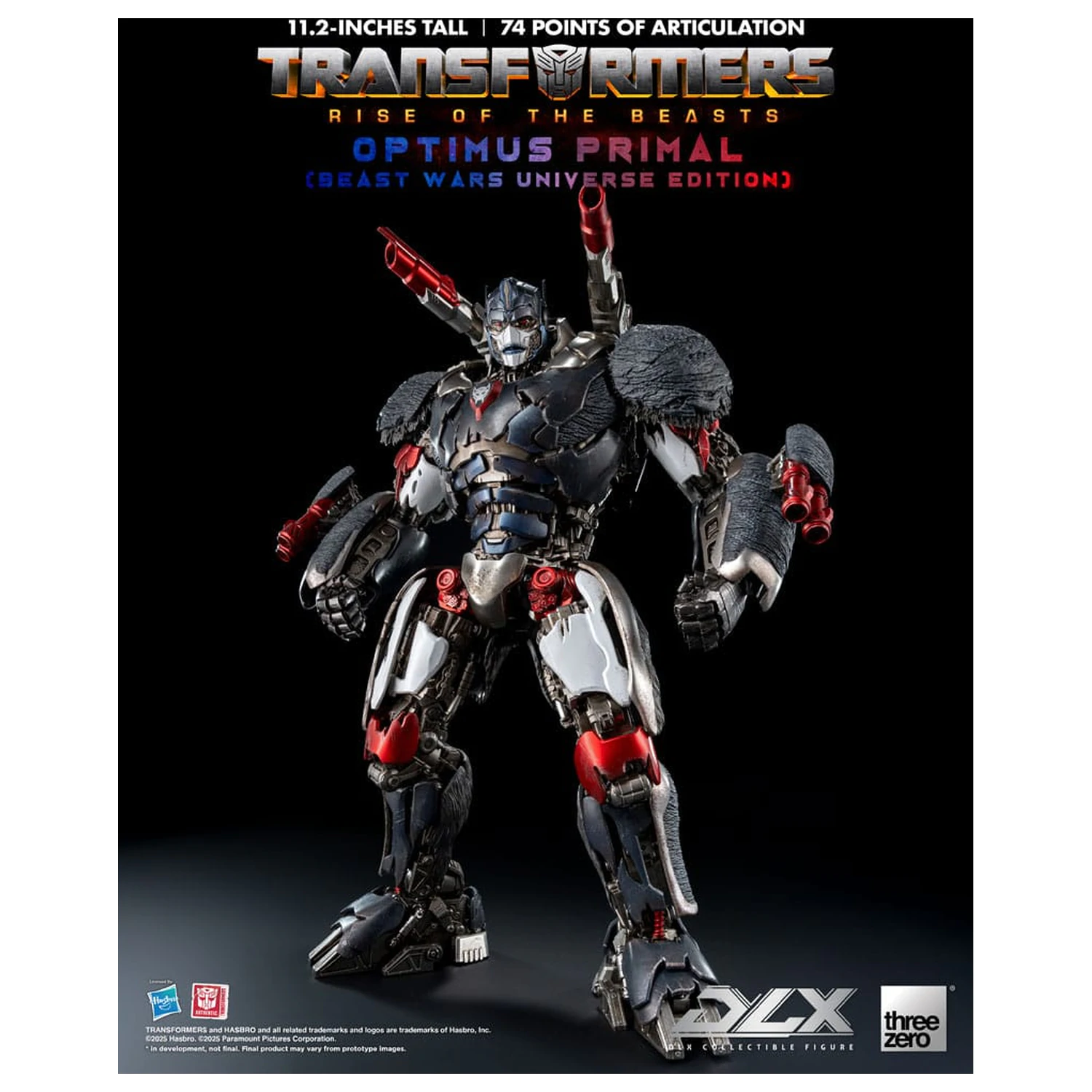Transformers: Rise of the Beasts DLX Figurina de actiune Optimus Primal (Beast Wars Universe Edition) 29 cm poza produsului