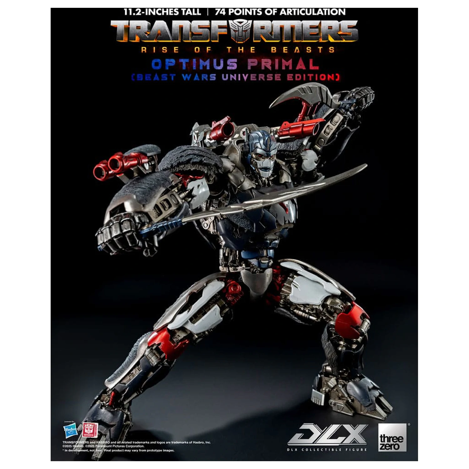 Transformers: Rise of the Beasts DLX Figurina de actiune Optimus Primal (Beast Wars Universe Edition) 29 cm poza produsului