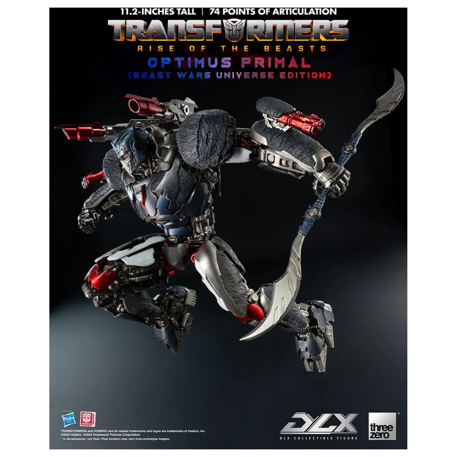 Transformers: Rise of the Beasts DLX Figurina de actiune Optimus Primal (Beast Wars Universe Edition) 29 cm poza produsului