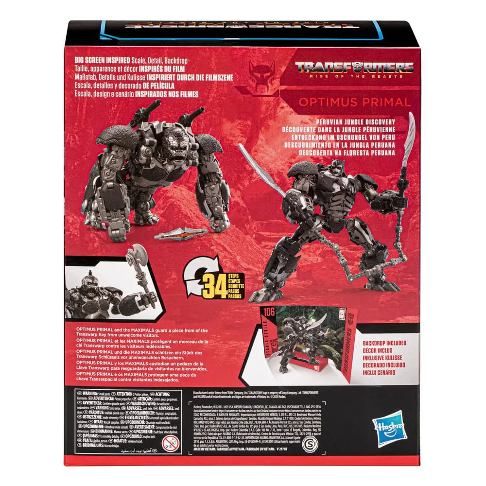 Transformers: Rise of the Beasts Generations Studio Series Leader Class Figurina de acțiune 106 Optimus Primal 22 cm poza produsului